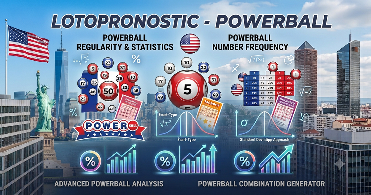 PHOTO : LOTOPRONOSTIC - POWERBALL - Combination Generator
